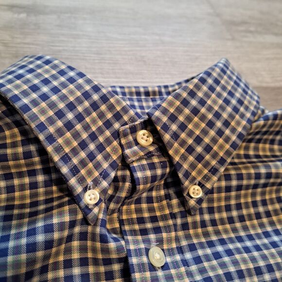 Lauren Ralph Lauren Classic Fit Long Sleeve Button Shirt Plaid Non Iron 17 32/33 - Picture 7 of 12